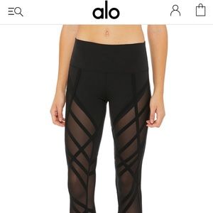 Alo high waisted wrapped yoga pants